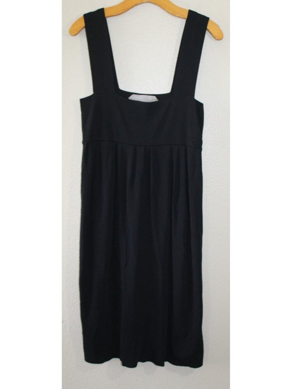 Schumacher Womens Black Stretch Empire Waist Dress L
